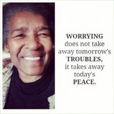 A Realisation From Worry
